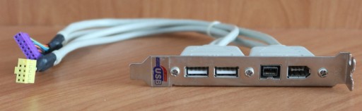 Zdjęcie oferty: Śledź do płyty głównej 2 x FireWire + 2 USB 2.0