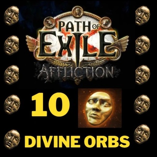 Zdjęcie oferty: 10x DIVINE ORB Path Of Exile Affliction NOWA LIGA