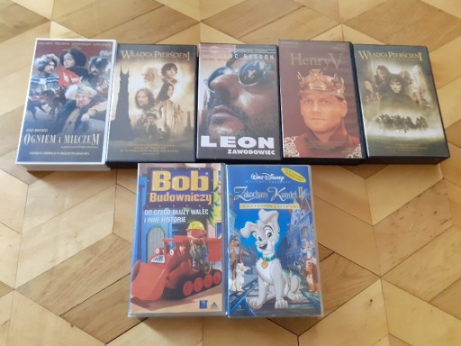 Zdjęcie oferty: Kasety VHS Ogniem i mieczem, Henry V i inne