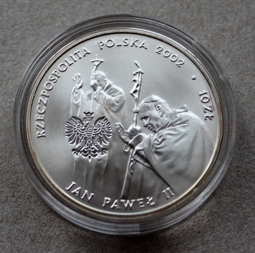 Zdjęcie oferty: 10 zł, 2002 rok, Jan Paweł II