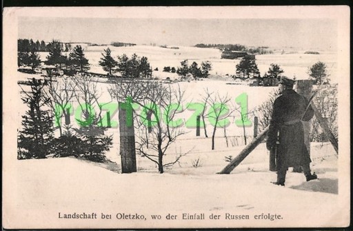 Zdjęcie oferty: OLECKO I wojna światowa inwazja rosjan 1916