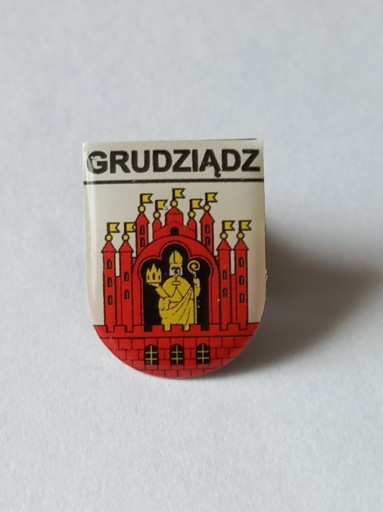 Zdjęcie oferty: Herb miasta Grudziądz przypinka pin wpinka odznaka