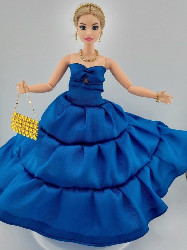 Zdjęcie oferty: Suknia sukienka ubranko dla Barbie CURVY zest10 el