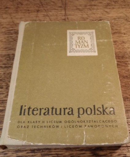 Zdjęcie oferty: Literatura polska. Romantyzm. 1974rw.