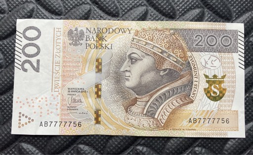 Zdjęcie oferty: Banknot 200 zł, ładny numer 