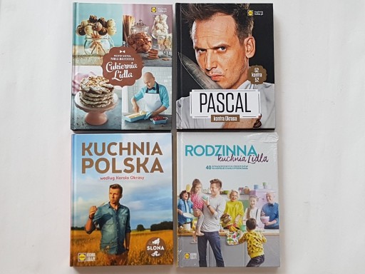 Zdjęcie oferty: Kuchnia Polska, Cukiernia Lidla - 4 książki NOWE