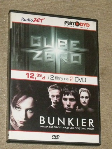 Zdjęcie oferty: CUBE ZERO / BUNKIER  / 2 x dvd