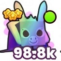 Zdjęcie oferty: 150x Rainbow Prince Donkey | Pet simulator 99