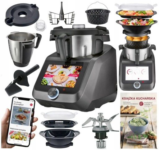 Zdjęcie oferty: ROBOT KUCHENNY LIDLOMIX 2025 MONSIEUR CUISINE SMART ANTRACYT WiFi APLIKACJA