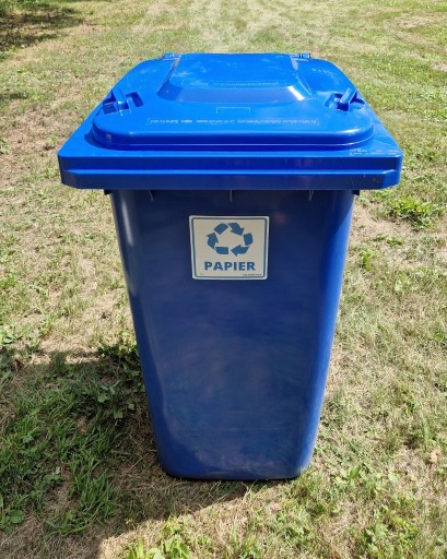 Zdjęcie oferty: pojemnik na odpady komunalne PAPIER 240 l