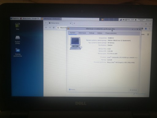 Zdjęcie oferty: Laptop Dell Chromebook 11 3180 Debian 12 64bit PL