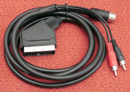 Zdjęcie oferty: Kabel Euro Scart do Atari STe 140cm stereo