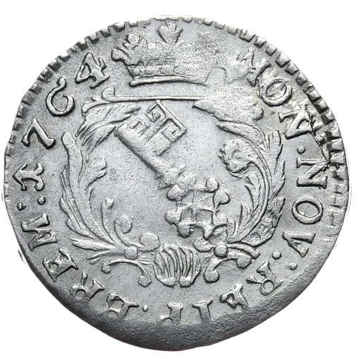 Zdjęcie oferty: Niemcy - 1 groten, 1764, Brema, BARDZO ŁADNY