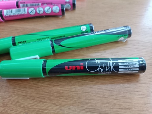 Zdjęcie oferty: Marker kredowy do tablic potykaczy UNI  PWE-5-M