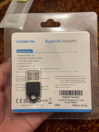 Zdjęcie oferty: 5.0 USB adapter Bluetooth do komputera 20m