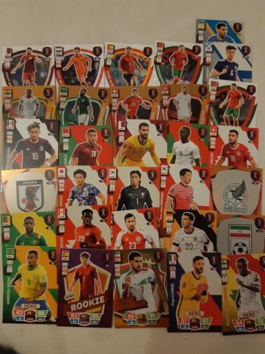 Zdjęcie oferty: Zestaw kart Panini World Cup Qatar - 31 sztuk