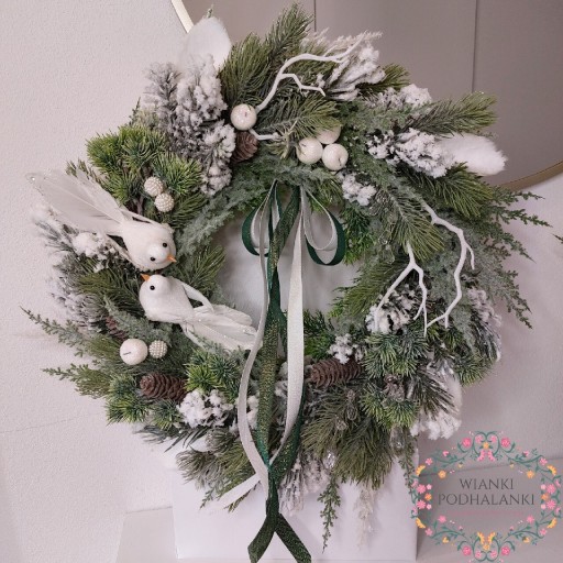 Zdjęcie oferty: Wianek świąteczny na drzwi wieniec świąteczny na drzwi 