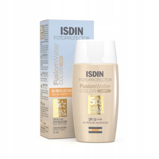 Zdjęcie oferty: Isdin SPF50 Fusion Water Colour Light 50ml