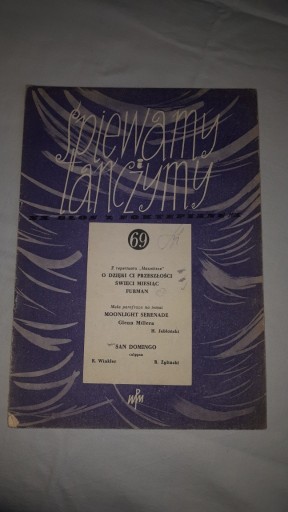 Zdjęcie oferty: Śpiewamy i tańczymy - głos i fortepian - 69 (1957)