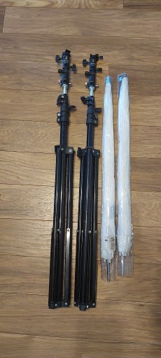 Zdjęcie oferty: Statyw 220cm + uchwyt Phottix + parasol