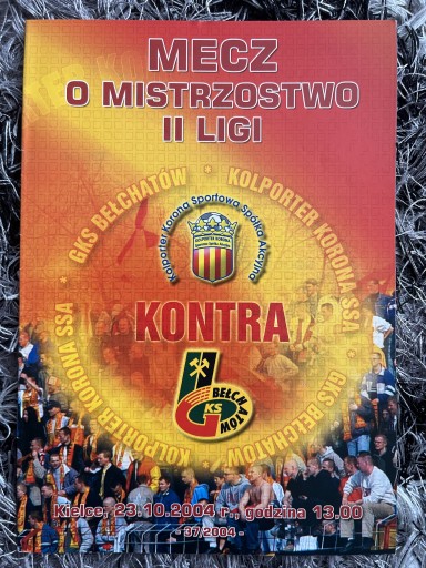 Zdjęcie oferty: Program meczowy Korona Kielce - GKS Bełchatów