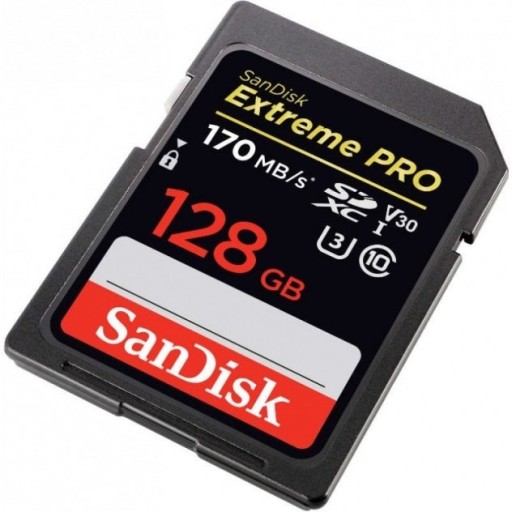 Zdjęcie oferty: Karta pamięci SDXC SanDisk Extreme PRO 128gb 170MB