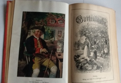 Zdjęcie oferty: Kalendarz Lipsk 1904 bogato ilustrowany 