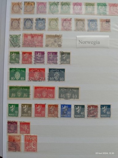 Zdjęcie oferty: Norwegia stara 43 znaczki.