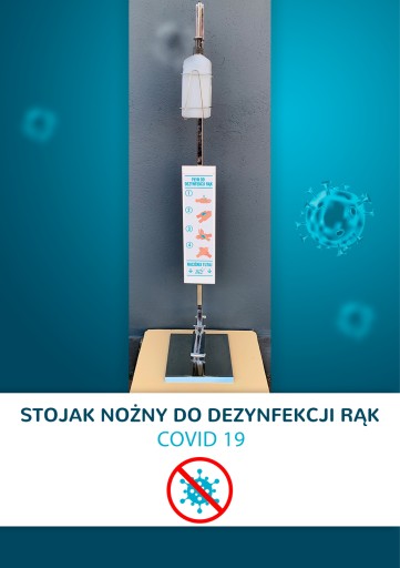 Zdjęcie oferty: Stojak do dezynfekcji rąk - nożny 