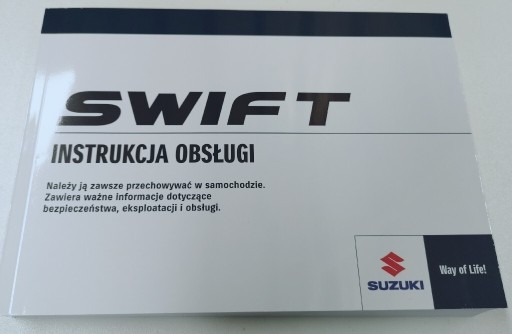 Zdjęcie oferty: Instrukcja obsługi Suzuki Swift-nowa