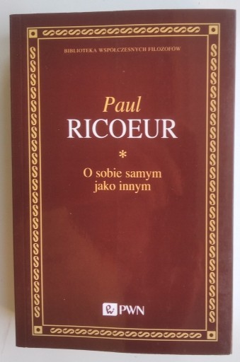 Zdjęcie oferty: O sobie samym jako innym - Paul Ricoeur