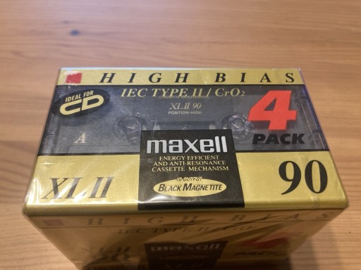 Zdjęcie oferty: Zestaw kaset Maxell XL II 90 minut, 5-pack
