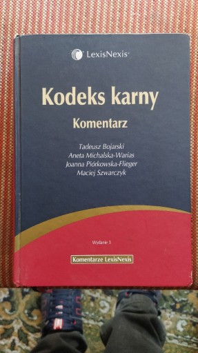 Zdjęcie oferty: Kodeks karny Komentarz wydanie 3 T.Bojarski