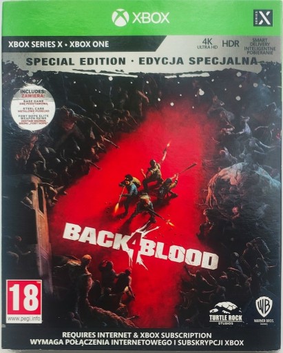 Zdjęcie oferty: BACK 4 BLOOD EDYCJA SPECJALNA (NOWA, FOLIA) | XBOX SERIES X | PL | 