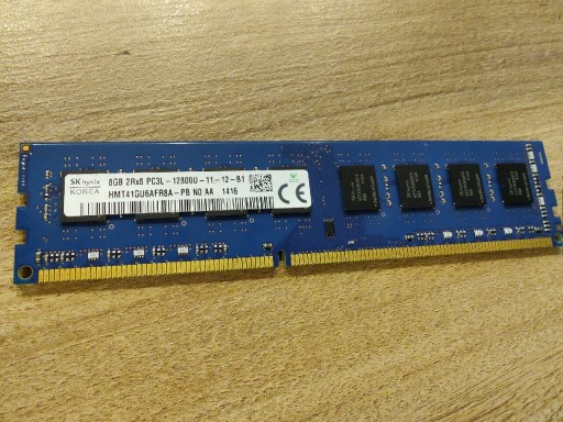 Zdjęcie oferty: Pamięć Ram Hynix 8GB DDR3HMT41GU6AFR8A-PB 12800