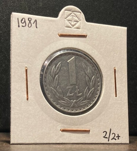 Zdjęcie oferty: 1 złoty 1981                   