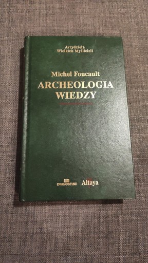 Zdjęcie oferty: foucault - archeologia wiedzy