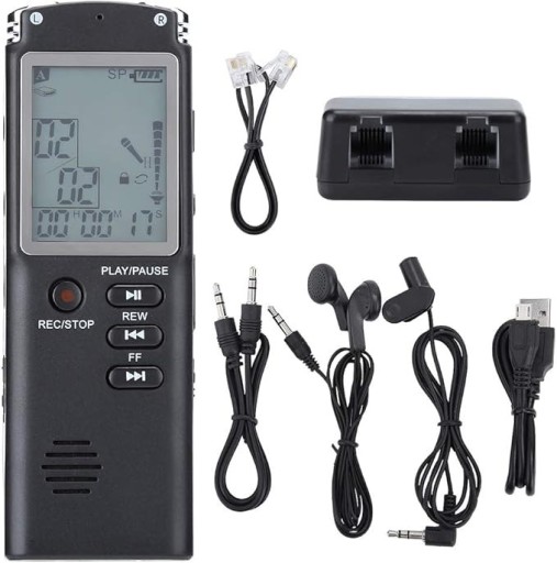 Zdjęcie oferty: Rejestrator głosu, Dyktafon 8 GB 