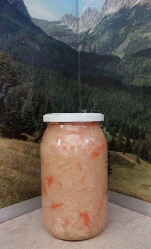Zdjęcie oferty: Kapusta Kiszona Naturalna z marchewką 0,9l 2025r. 10 Sztuk Wyprzedaż!