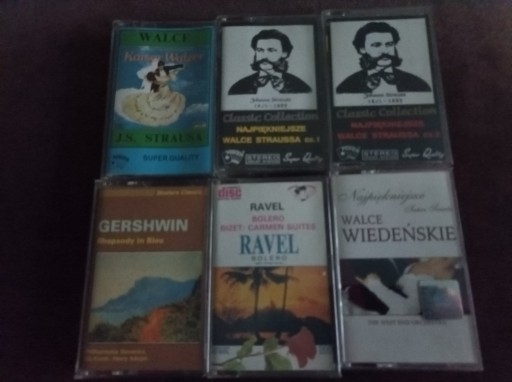 Zdjęcie oferty: Strauss, Ravel, Gershwin kasety magnetofonowe