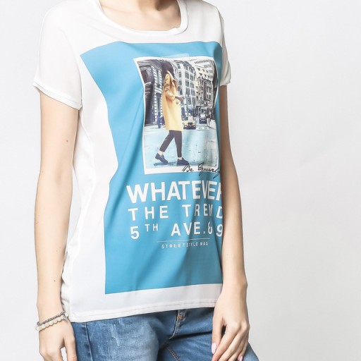 Zdjęcie oferty: T-SHIRT WHATEVER THE TREND Rozm S WYPRZEDAŻ  -60%