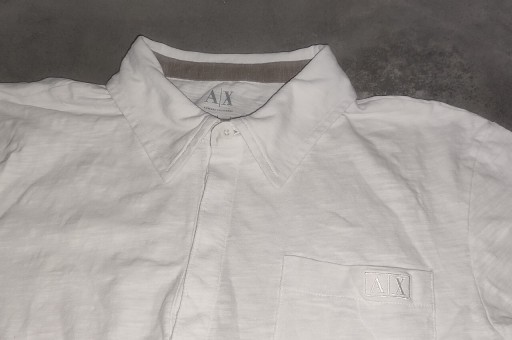 Zdjęcie oferty: Koszulka polo Armani Exchange r. L biala NOWA