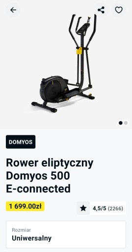 Zdjęcie oferty: Rower eliptyczny Domyos 500
