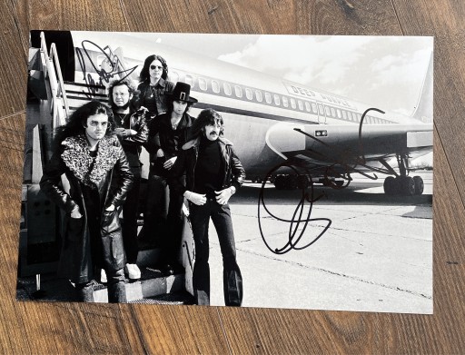 Zdjęcie oferty: Deep Purple - zdjęcie / oryginalne autografy!