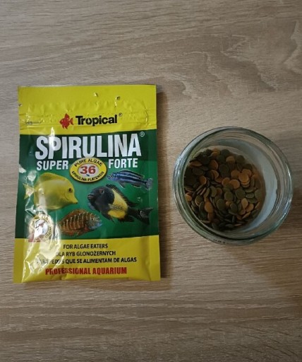 Zdjęcie oferty: Spirulina Super Forte i pokarm wafers mix