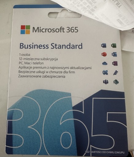 Zdjęcie oferty: Business Standard Microsoft 365