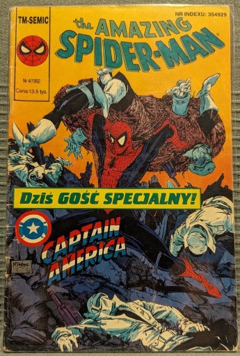 Zdjęcie oferty: Amazing Spider-man 4/1992 TM-Semic