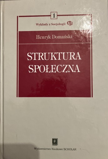 Zdjęcie oferty: Struktura społeczna Henryk Domański