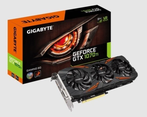 Zdjęcie oferty: Gigabyte GeForce GTX 1070 Ti GAMING 8GB GDDR5