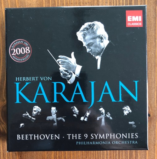 Zdjęcie oferty: Karajan Beethoven The 9 Symphonies 5CD EMI Box Set